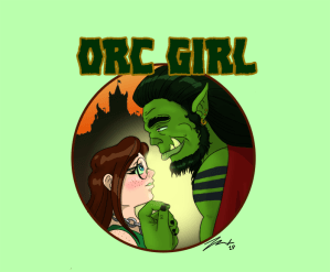 OrcGirlTableRunnerSmall